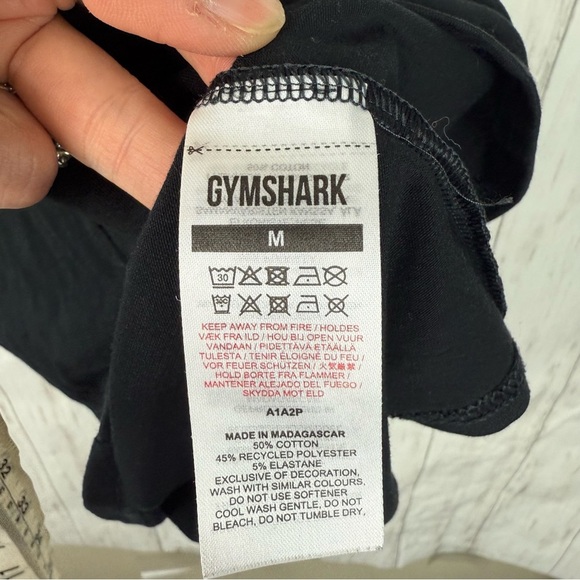 Gymshark Black Sleeveless Tank Top - Picture 3 of 4